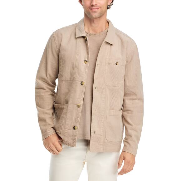Marine Layer Mens Walker Cord Chore Coat Corduroy Shirt Jacket Shacket Size M